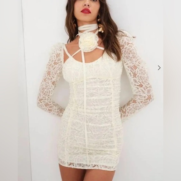 For Love And Lemons BELLADONNA MINI DRESS - FOR LOVE & LEMONS - Picture 1 of 5